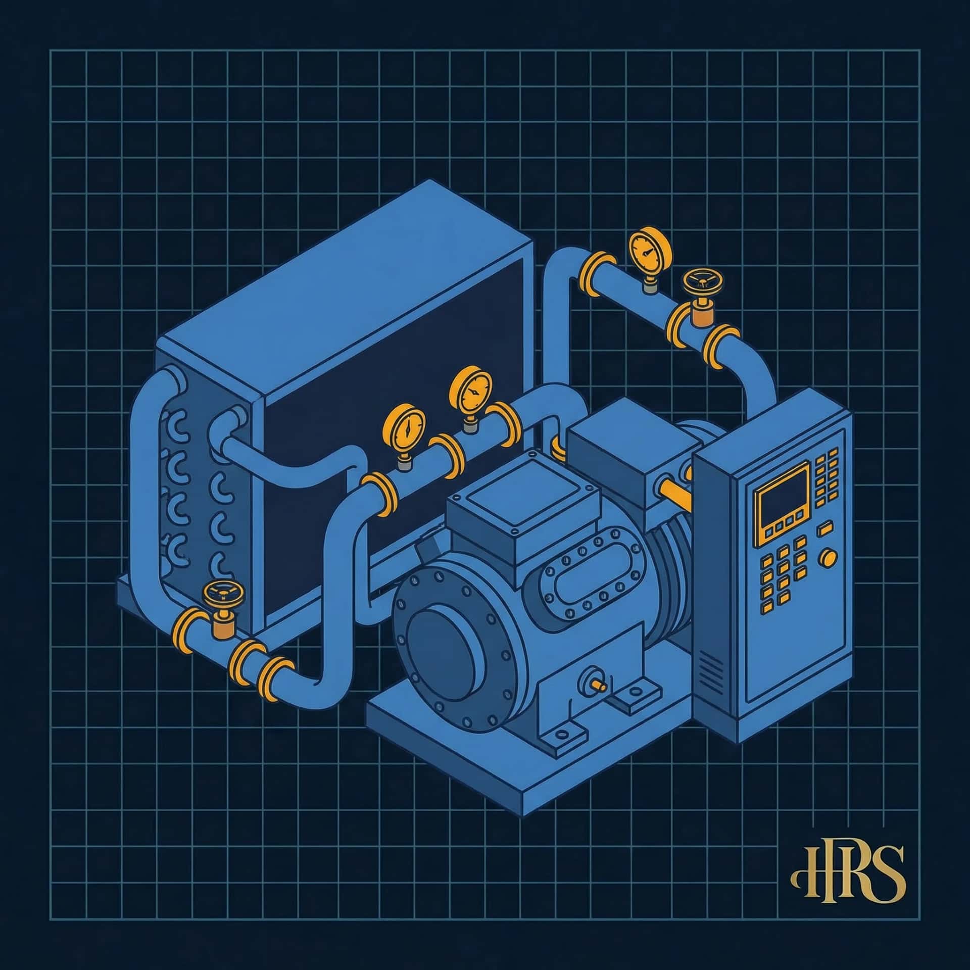 Industrial Refrigeration Systems service illustration