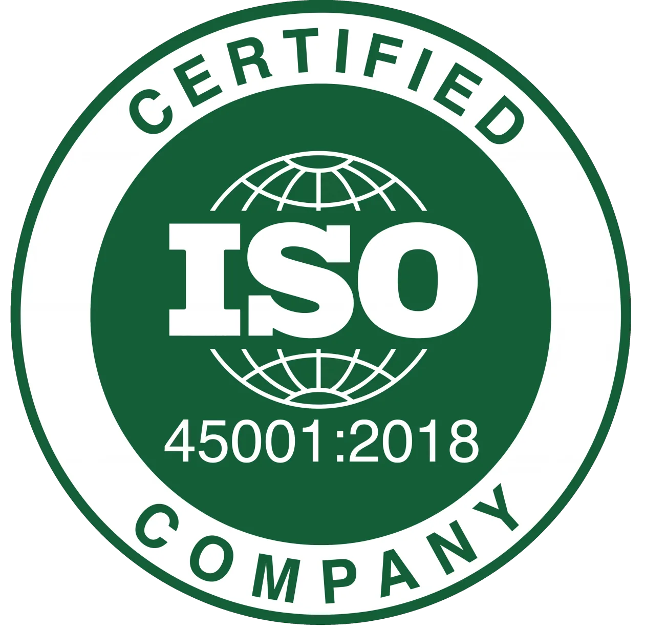ISO 45001:2018 Certified