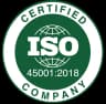 ISO 45001:2018 Certified
